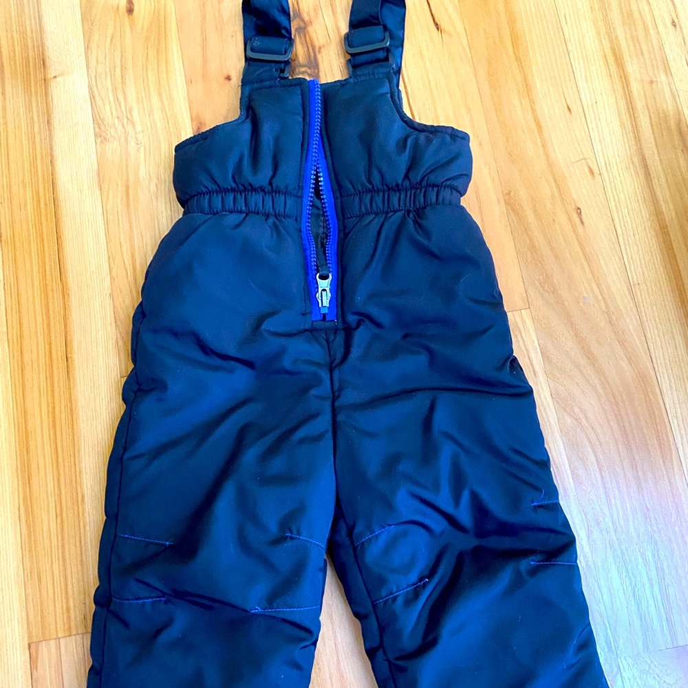 Size 12 month black snow pants